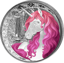 1 oz Silver Fiji Unicorn Roselle 2025 (Mintage: 3,000)