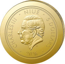 1/25 Unze Gold Tschechischer Löwe 2026 (Auflage: 21.000)