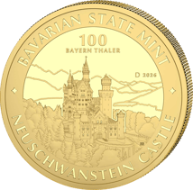 1 Unze Gold Bayern Thaler Schloss Neuschwanstein 2026
