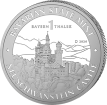 1 Unze Silber Bayernthaler Schloss Neuschwanstein 2026