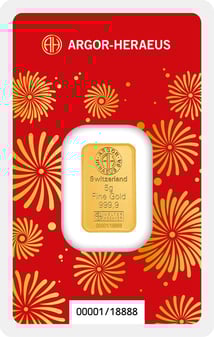 5g Gold Argor Heraeus Jahr des Pferd 2026 (Auflage: 18.888)
