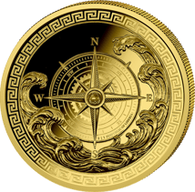 1/4 Unze Gold Atlas Träger der Himmelskugel 2026 (Auflage: 299 | Polierte Platte)