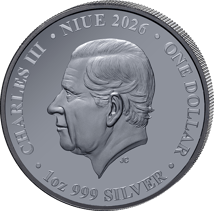 1 Unze Silber Australien bei Nacht Großer Bilby 2026 ( Auflage: 1.000 | Black Proof)