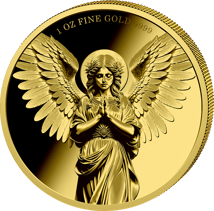 1 Unze Gold Schutzengel 2026 (Auflage: 99 | Polierte Platte)