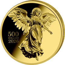 1 Unze Gold Schutzengel 2026 (Auflage: 99 | Polierte Platte)