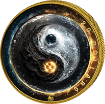 1 Unze Silber Yin & Yang Koi 2026 (Auflage: 100 | teilvergoldet)