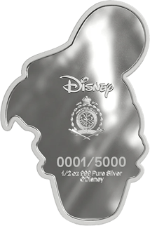 1/2 Unze Silber Disney Iconic Expressions Donald Duck 2026 (Auflage: 5.000 | Polierte Platte)