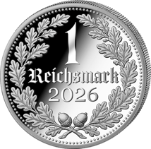 1 Unze Silber Reichsmark 2026 (Auflage: 5.000 | Polierte Platte)