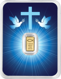 1g Gold Bar PAMP Blessing of Jesus