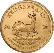 15 x 1 Unze Gold Krügerrand 2026 (inkl. Münztube)