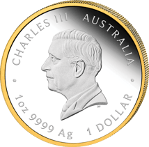 1 Unze Silber 175 Jahre Australias First Gold Rush 2026 (Auflage: 5.000 | teilvergoldet | Polierte Platte)