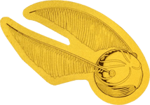 0,1 g Gold Harry Potter Der Goldene Schnatz (Auflage: 5.000 | Polierte Platte)