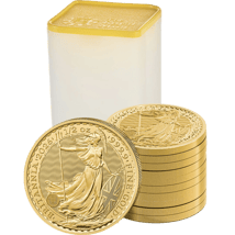 10 x 1/2 Unze Gold Britannia 2026 (inkl. Münztube)