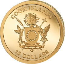 1 g Gold Four Leaf Clover 2026 (Auflage: 2.026 | Echtes Kleeblatt | Polierte Platte)