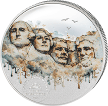 1/2 Unze Silber Mount Rushmore 2026 (Auflage: 1.500 | Polierte Platte)