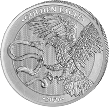 1 Unze Silber Malta 5 Euro Golden Eagle 2026 (Auflage: 10.000 | Stempelglanz)