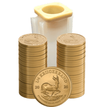 50 x 1/4 Unze Gold Krügerrand 2026 (inkl. Münztube)
