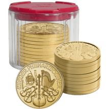 10 x 1/2 Unze Gold Wiener Philharmoniker 2026 (inkl. Münztube)