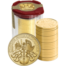 20 x 1/10 Unze Gold Wiener Philharmoniker 2026 (inkl. Münztube)