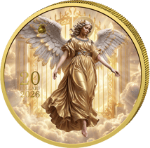 1 Unze Silber Schutzengel 2026 (Auflage: 100 | Polierte Platte)