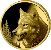 0,5g Heimische Tiere Wolf 2026 (Auflage: 1.000 | Polierte Platte)