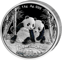 1 kg Silber China Panda 2026 PP (Polierte Platte | Auflage: 10.000)