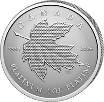 1 Unze Platin Purest Maple Leaf 2026 (Auflage: 425 | Reverse Proof)