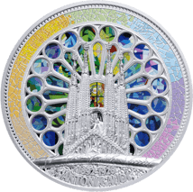 2 Unzen Silber Antoni Gaudi Sagrada Familia 2026 (Auflage: 350 | Prooflike)