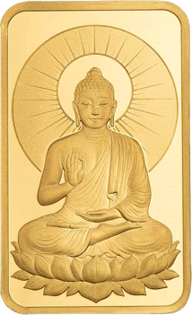 5g Goldbarren PAMP Thai Buddha