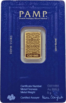 5g Goldbarren PAMP Arabian Horse
