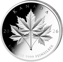 1/50 oz Silver Triple Maple Leaf 2026 (Proof)