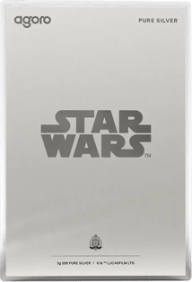 5g Silber Münznote Star Wars Sketch Art Darth Vader 2026 (Auflage: 2.000 | Polierte Platte)