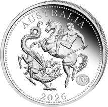 1/4 Unze Silber Australian Sovereign 2026 (Auflage: 10.000 | Polierte Platte)