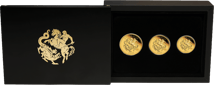 Gold Australian Sovereign 3 Münzen Set 2026 (Auflage: 250 | Polierte Platte)