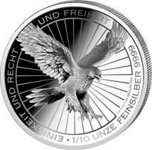 10 x 1/10oz Silber Deutscher Adler 2026