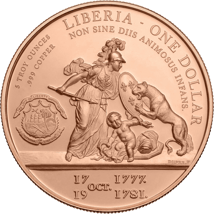 5 Unze Kupfer Libertas Americana 2026 (Lady Liberty Series | Auflage: 5.000 | Polierte Platte)