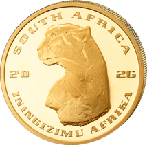 2 Unze Gold African Range Cheetah 2026 (Auflage: 200 | High Relief | Polierte Platte)