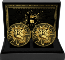 Bulle & Bär Silber Bitcoin Set 2026 (Auflage: 100 | Polierte Platte)