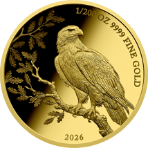 1/200 oz Gold Golden Eagle 2026 (Mintage: 5,000 | Proof)