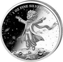 1 Unze Silber Kleiner Prinz Fantastisches Universum 2026 (Auflage: 1.000 | Polierte Platte)