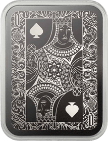 1 Unze Silber Queen of Spades - Pik Dame 2026 (Auflage: 2.000 | Reverse Proof)