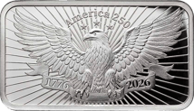 1 Unze Silberbarren PAMP 250 Jahre USA Jubiläum 2026 (Auflage: 10.000)