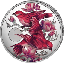 1 Unze Silber Birds of Beauty – Purpurfink 2026 (Auflage: 650 | Polierte Platte)