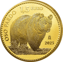 1 Unze Gold Braunbär 2025 (Auflage: 10.000)
