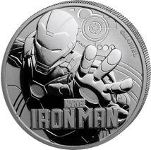 1 Onza Plata Marvel Iron Man 2018 (Tirada: 50.000)