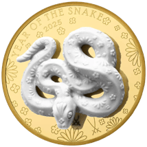 1 Unze Gold Year of the Snake 2025 (MEISSEN | Auflage: 88 | Polierte Platte)