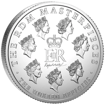 5 Unzen Silber Queen Elizabeth II. Ungesehene Portraits 2026 (Auflage: 50 | Polierte Platte)