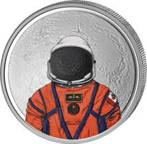 1 Unze Silber Mondmission Artemis II 2026 (Auflage: 7.500 | Polierte Platte | coloriert)