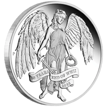 1 Unze Silber Winged Victory 2025 (Auflage: 5.000 | Polierte Platte)