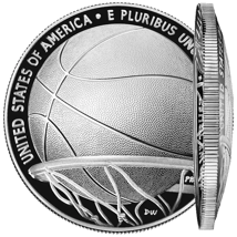 26.73 Gram Silver Basketball Hall of Fame 2020 (Curved | Mintage: 200,000)